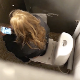 A voyeur cameraman records an unsuspecting blonde girl shitting into a toilet in an adjoining stall. Various farts, plops, and other sounds are heard from her or possibly other women in the public restroom. Some time edits. 720P HD. About 4 minutes.